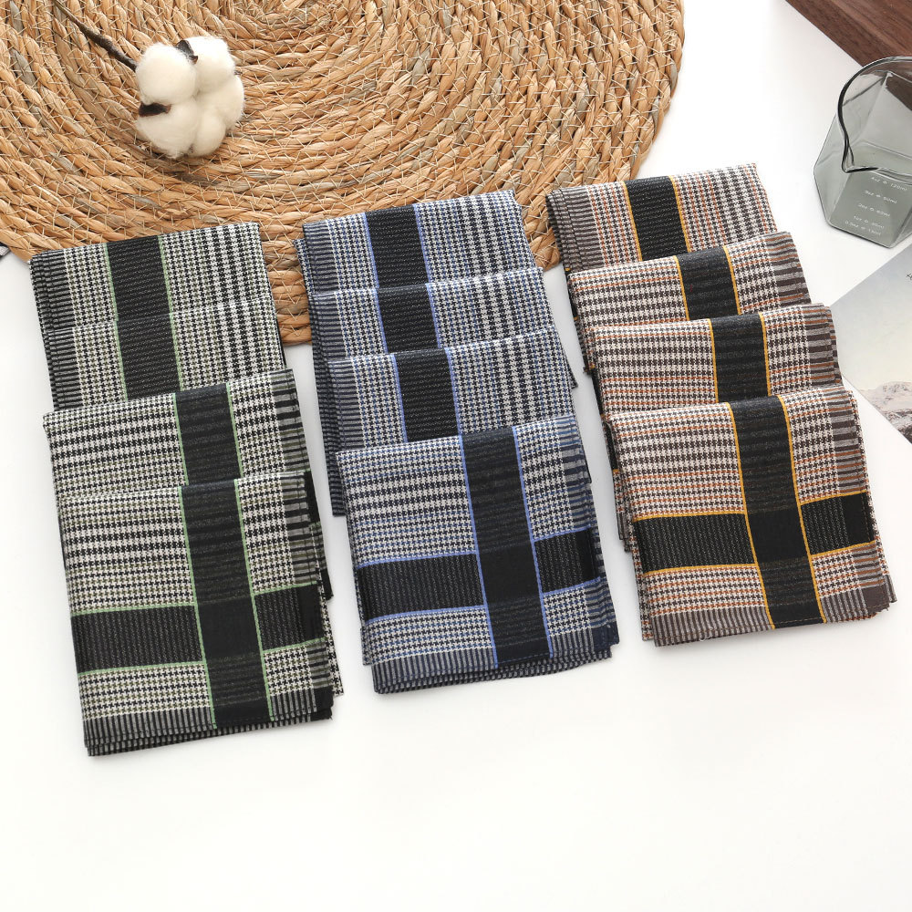 Handkerchief Cotton Men - 3/6/12 шт. мужской носовой платок из