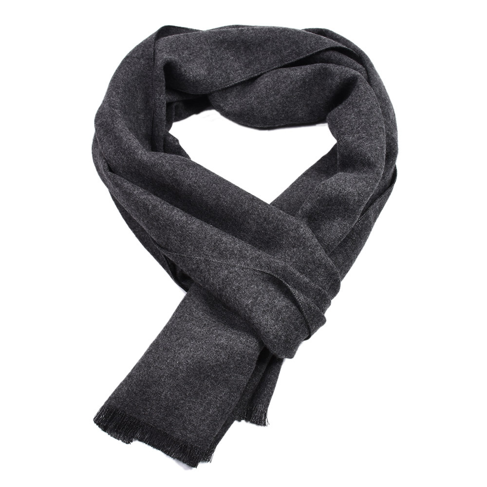 Muffler Men Wool - Сплошной цвет кашемировый шарф, зимний теплый