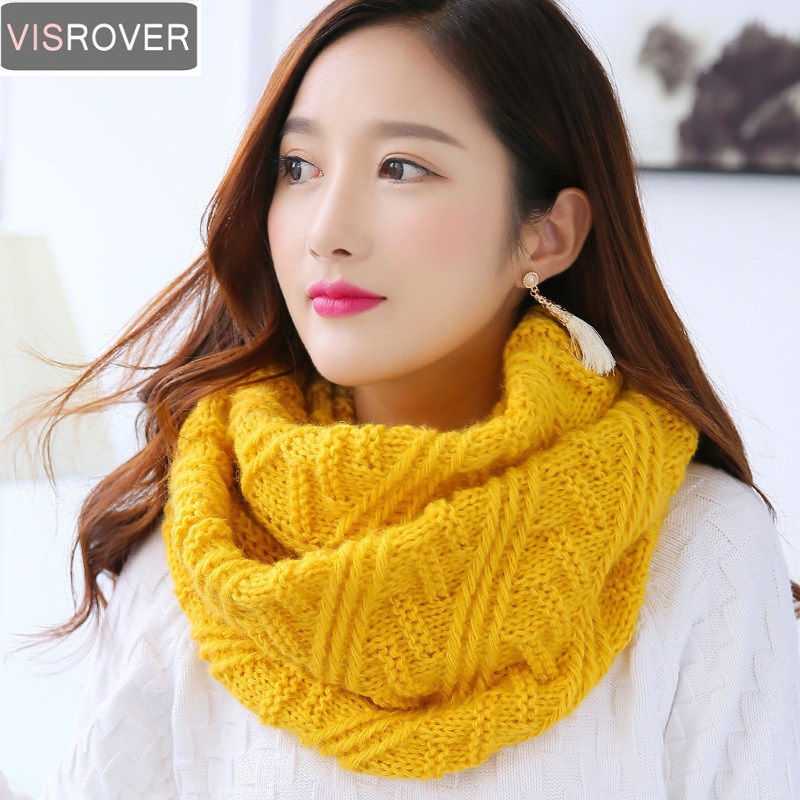 Infinity Scarf Knit - Женский трикотажный шарф с кольцом и