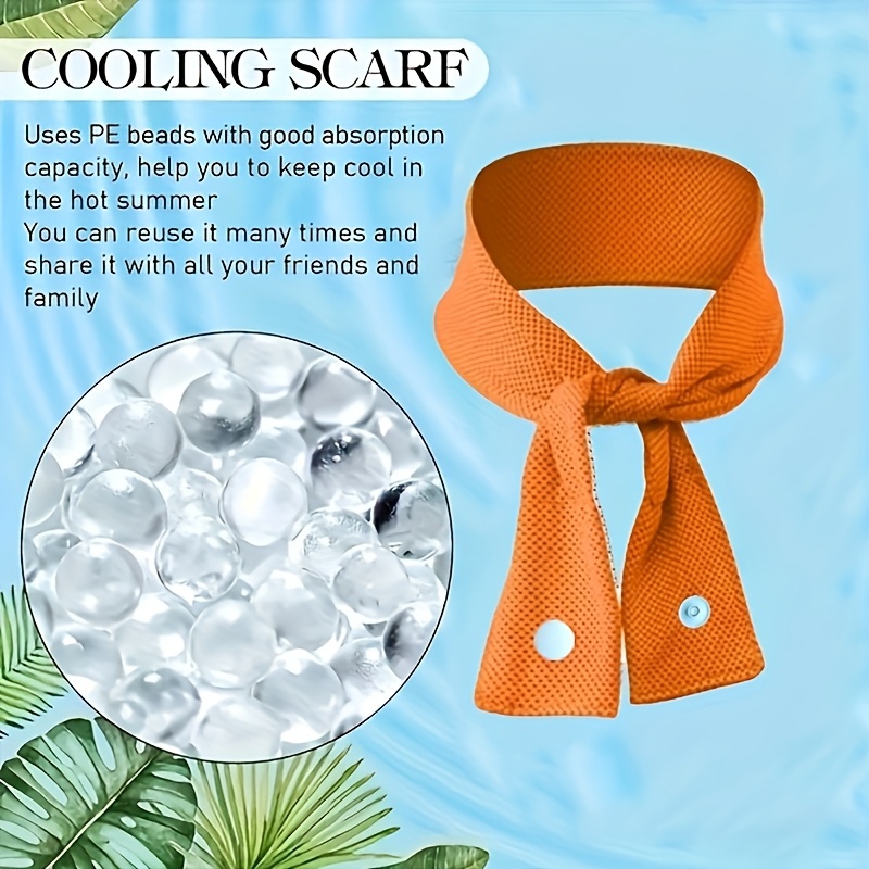 Silk Neck Scarf - Охлаждающий шейный платок-бандана из ледяного шелка