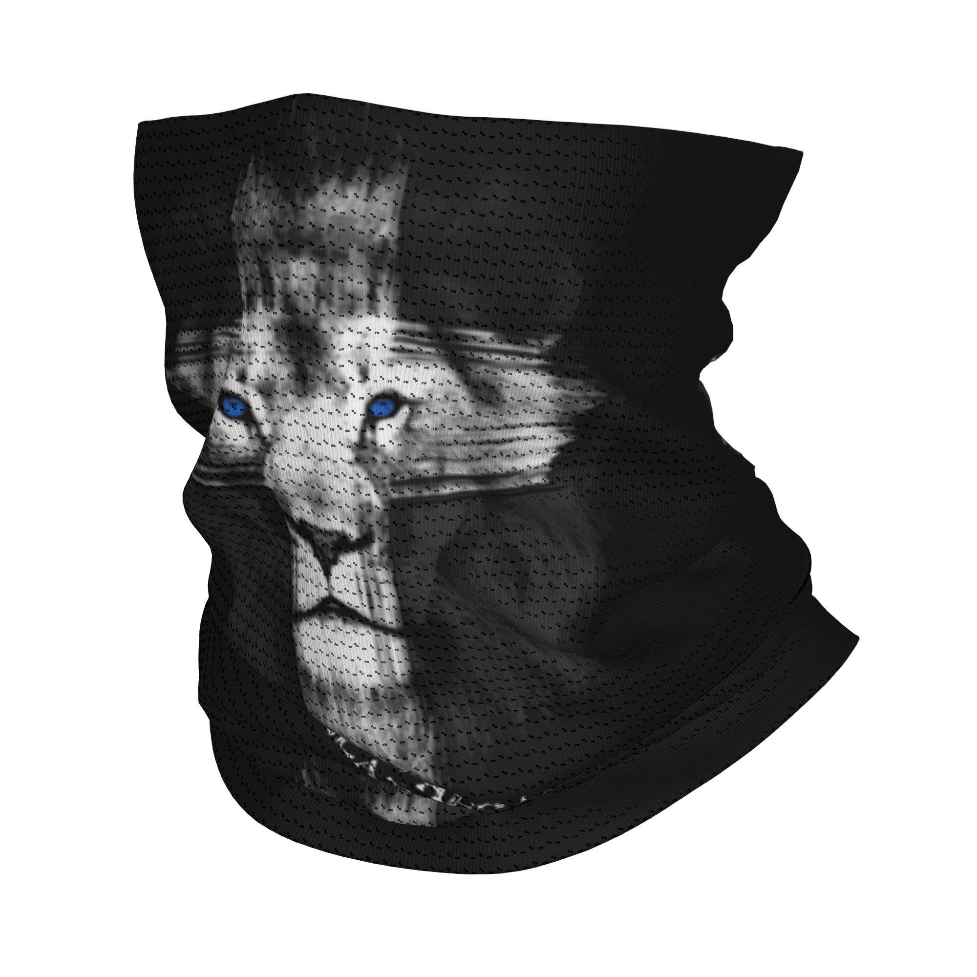 Neck Warmer Tube - Многофункциональный зимний шарф-труба/бандана/гейтер с изображением Льва