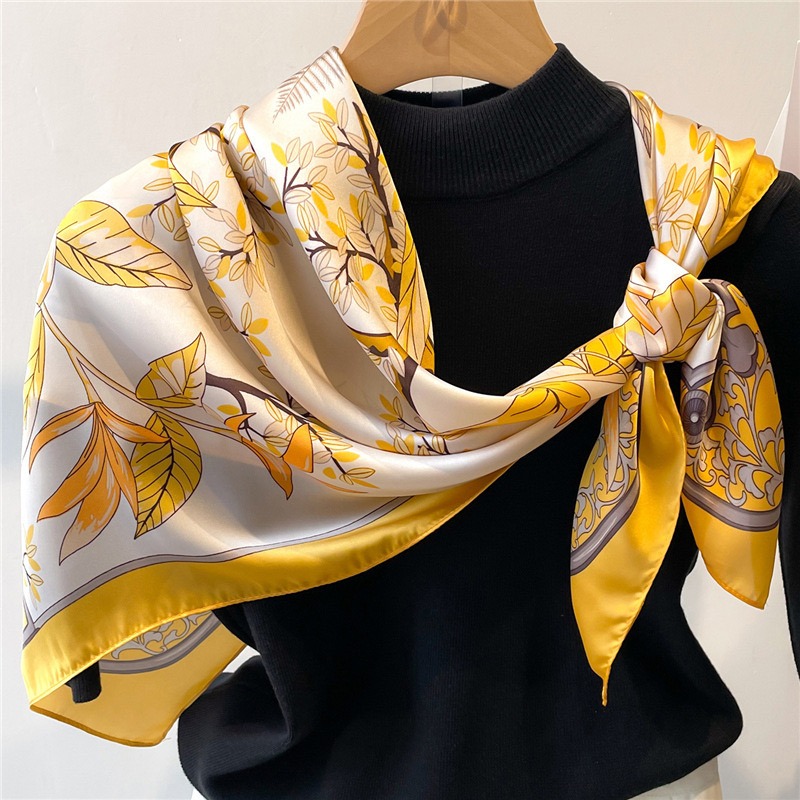 Face Scarf Mask - 1 шт., 70 см, осенний желтый