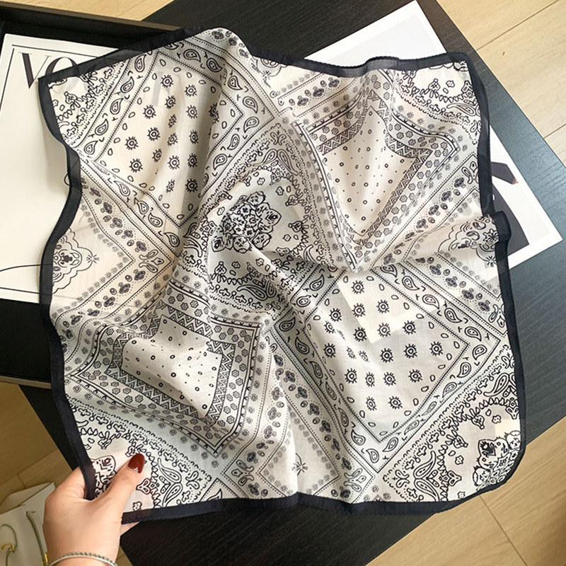 Bandana Cotton - 70% хлопок, 30% шелковый шарф, женский