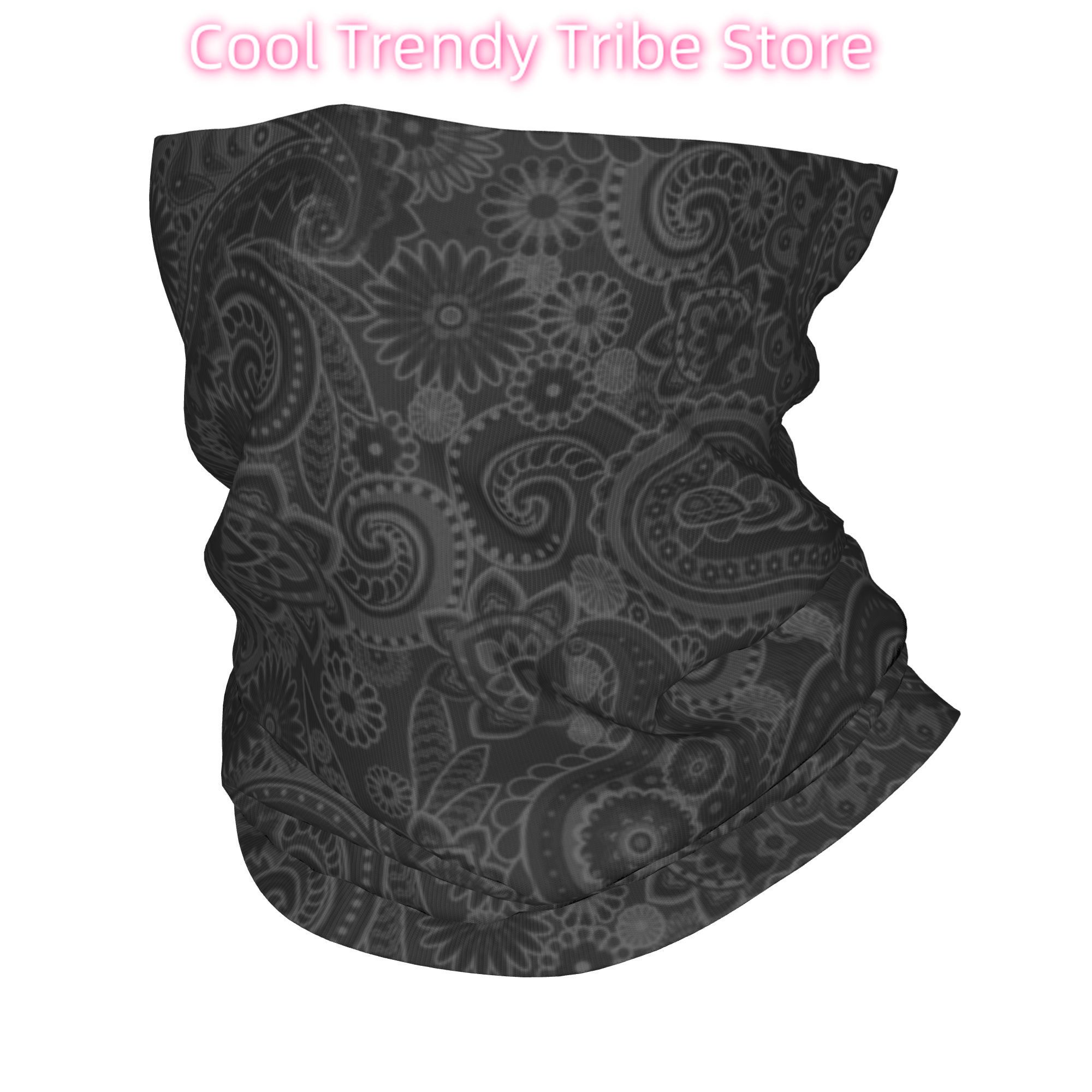 Neck Warmer Tube - Бандана на заказ Paisley Chicano, зимняя