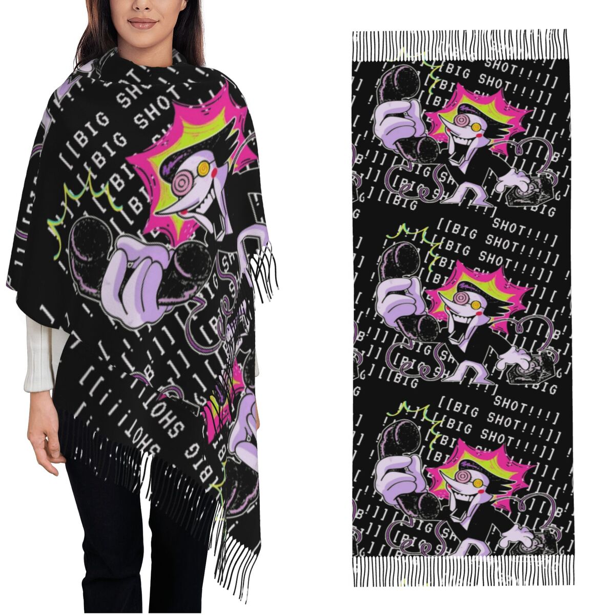 Pashmina Wrap Large - Deltarune шаль для женщин зимний большой