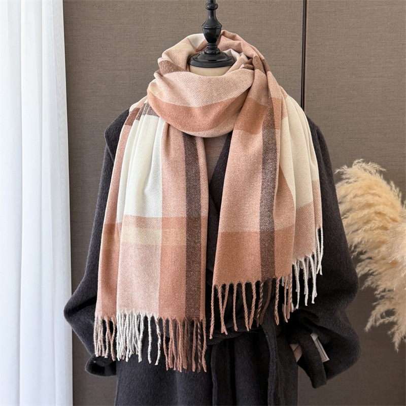 Pashmina Wrap Large - Женский шарф-плед из искусственного кашемира 190*68