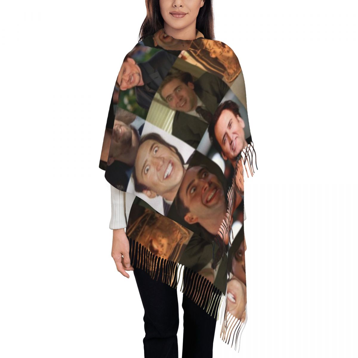 Николас Кейдж забавное лицо ме – обзор и цена Pashmina Wrap Large