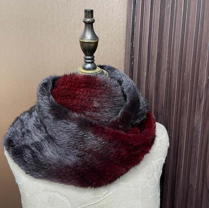 Женский шарф из натурального м – обзор и цена Infinity Scarf Knit