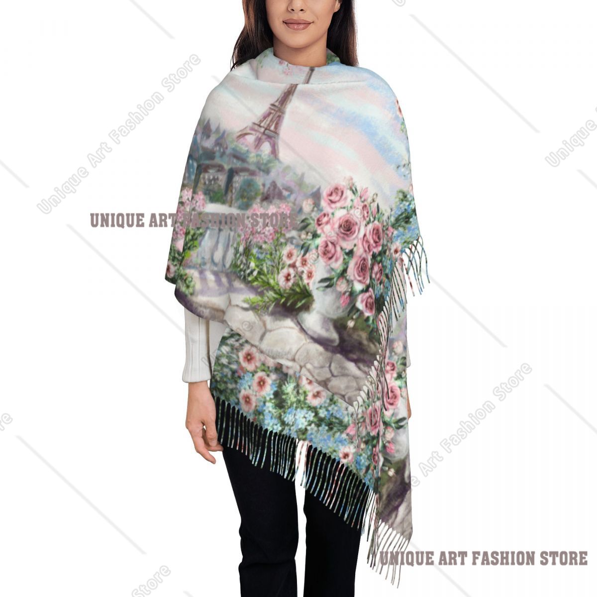 Картина маслом Франция Париж Э – обзор и цена Pashmina Wrap Large