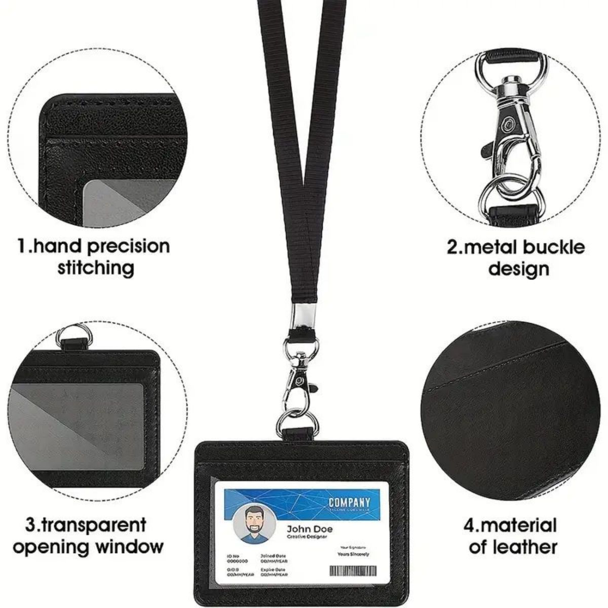 1 шт. Горизонтальный держатель – обзор и цена Lanyard Badge Holder