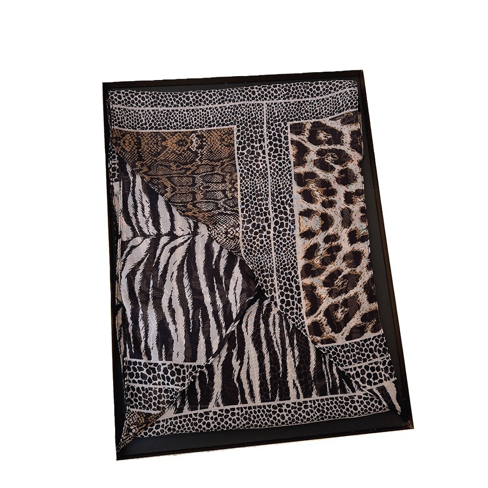 Леопардовый маленький длинный  – обзор и цена Ascot Neck Scarf