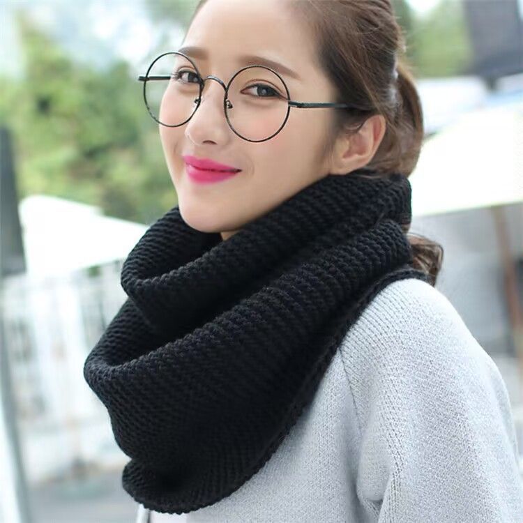 Зимний шарф для женщин, вязаны – обзор и цена Infinity Scarf Knit