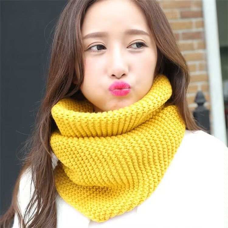 Зимний шарф для женщин, вязаны – обзор и цена Infinity Scarf Knit