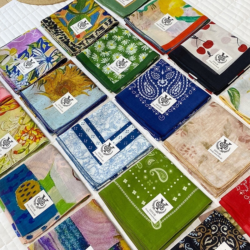 Квадратный платок из 100% хлоп – обзор и цена Bandana Cotton