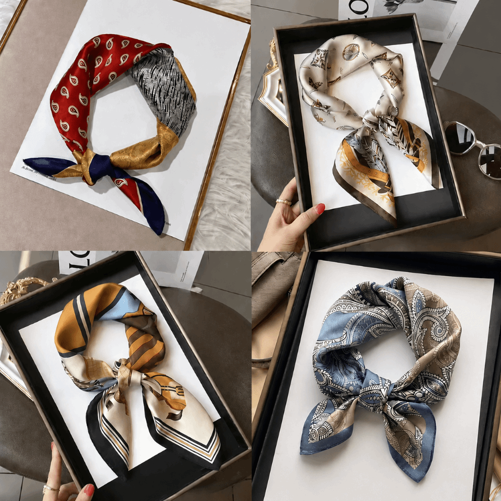 Шелковый квадратный платок с ц – обзор и цена Scarf Silk Square