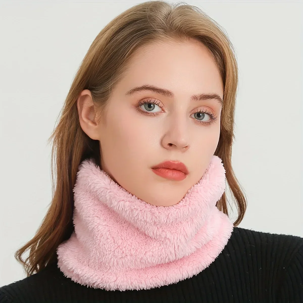 Ветрозащитный плюшевый шарф «Б – обзор и цена Infinity Scarf Knit