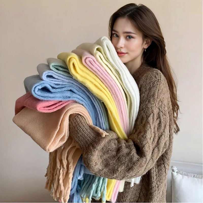 Зимний шарф для женщин, кашеми – обзор и цена Woven Scarf Blanket