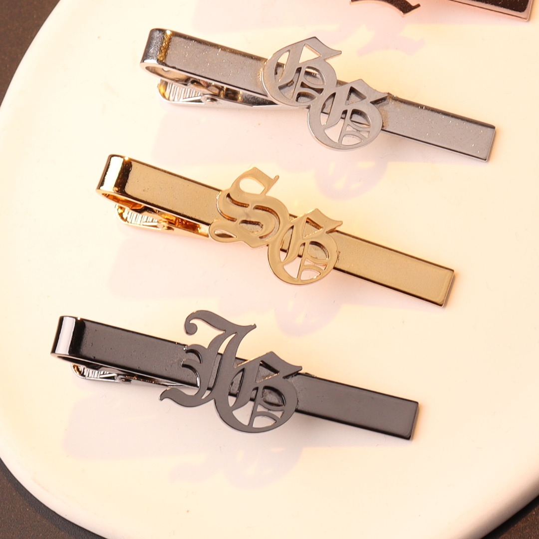 Пользовательское имя, инициалы – обзор и цена Tie Clip Silver