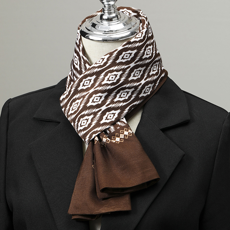 Мужской шарф, имитация шелка,  – обзор и цена Scarf Silk Square