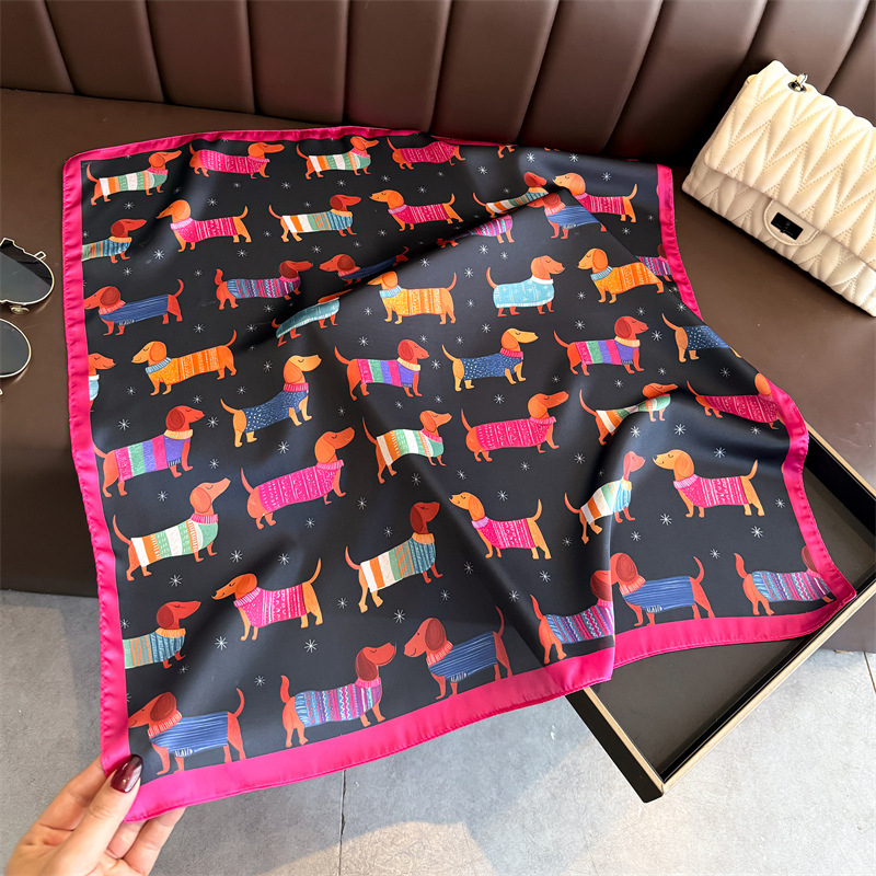 Модный шарф-бандана с принтом  – обзор и цена Scarf Silk Square