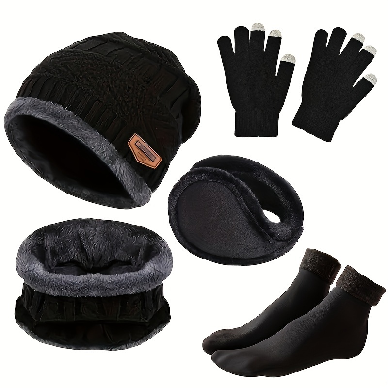 Мужская зимняя шапка, уличный  – обзор и цена Muffler Men Wool