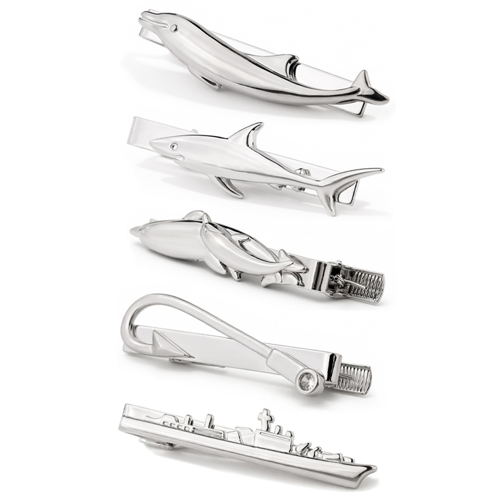 Креативный зажим для галстука  – обзор и цена Tie Clip Silver