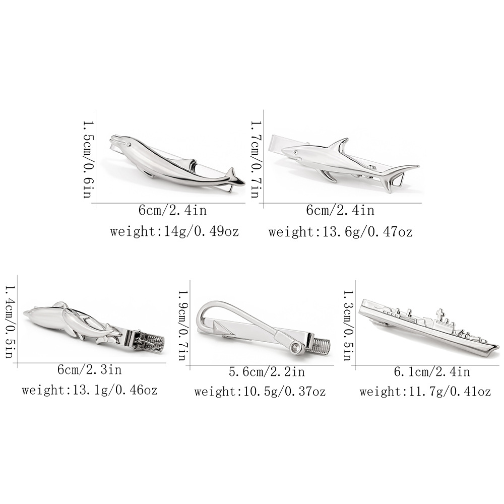 Креативный зажим для галстука  – обзор и цена Tie Clip Silver