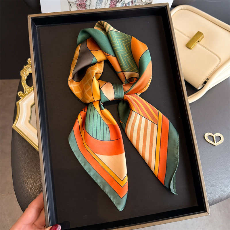 2026 Новый шелковый квадратный – обзор и цена Ascot Neck Scarf
